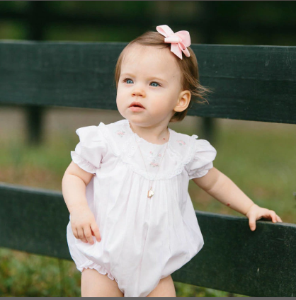 Feltman Brothers - Baby Girls Pink Vintage Bow Collection