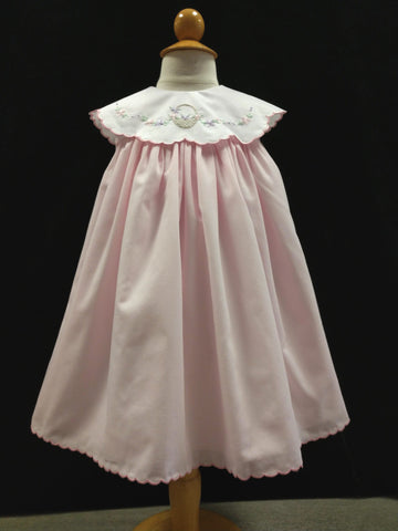 Baby Girls Dress Pink with Basket