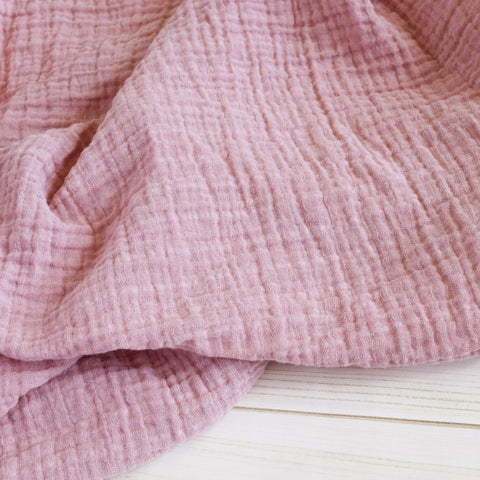 Sugar + Maple Classic Muslin Swaddle - Blush Pink - OUT OF STOCK