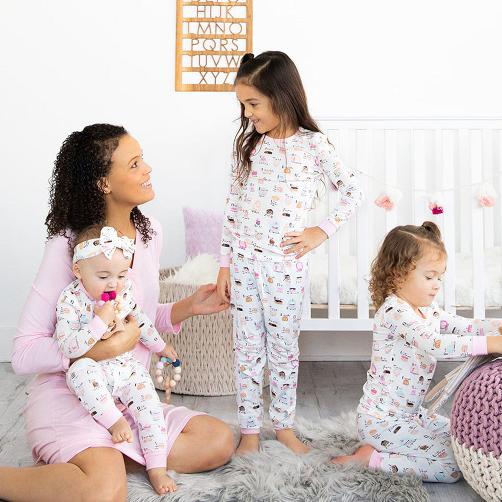 Cake My Day Modal Magnetic Toddler & Kids Pajama Set