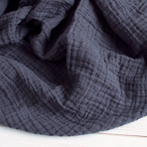 Sugar + Maple Classic Muslin Swaddle - Charcoal - OUT OF STOCK