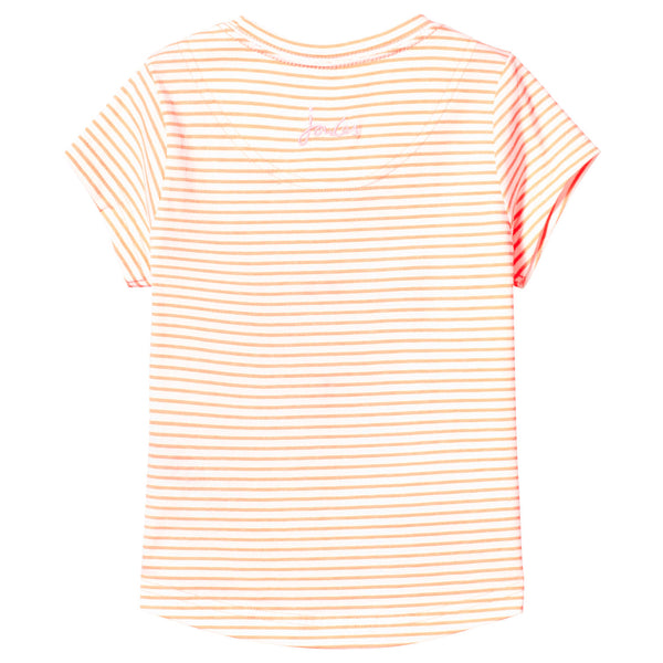 Orange Stripe Cat T Shirt