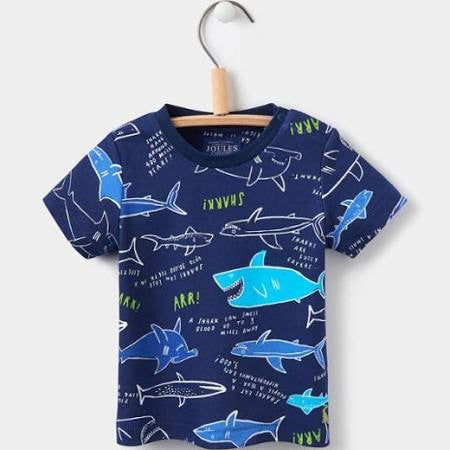 Navy Shark Facts Shirt